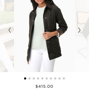 Women’s Barbour Waxed Jacket NAVY